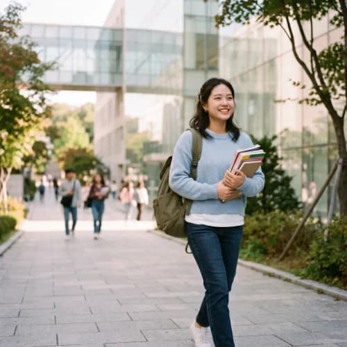 Du học sinh Mai Linh tại Đại học Hanyang, Hàn Quốc — học bổng 50% ngành Kinh tế, du học Hàn Quốc cùng Thanh Nga Korea